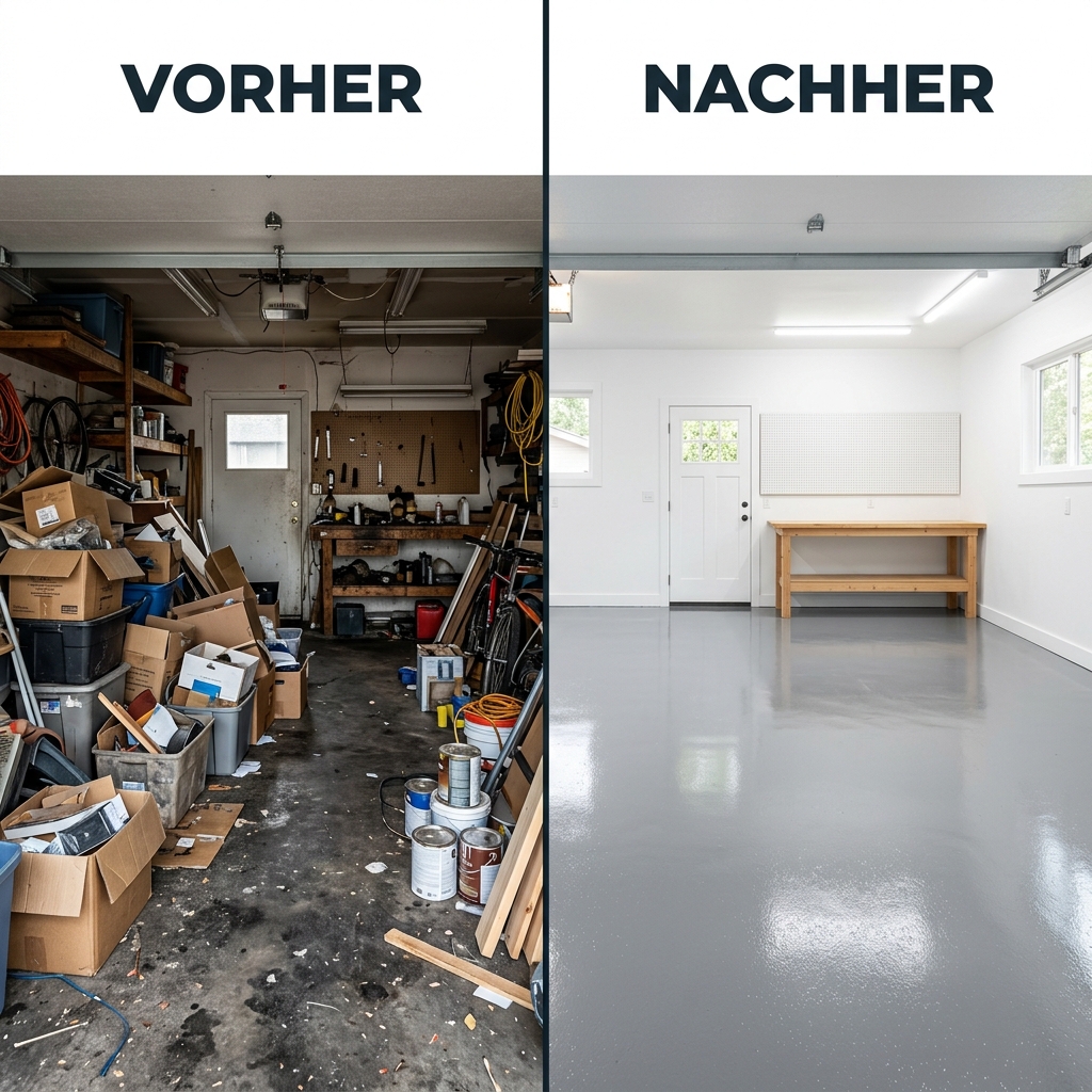Garage Vorher Nachher